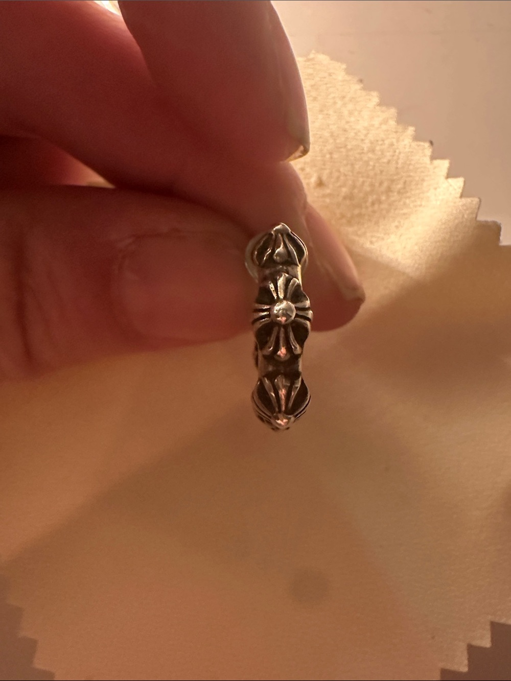 Chrome Hearts Single earring - cross design
